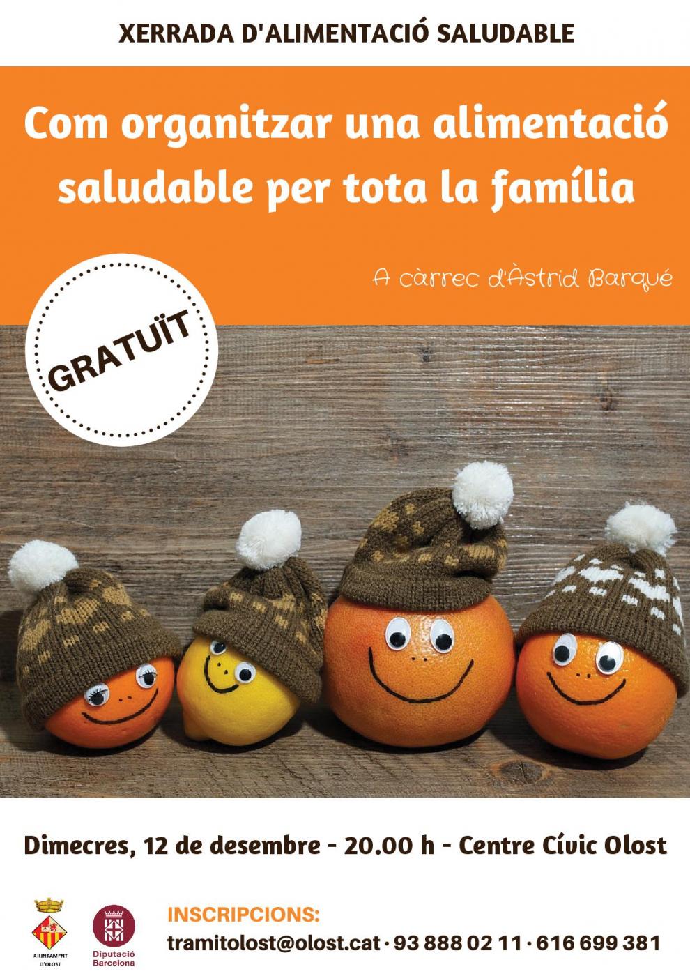 Xerrada sobre alimentació saludable: